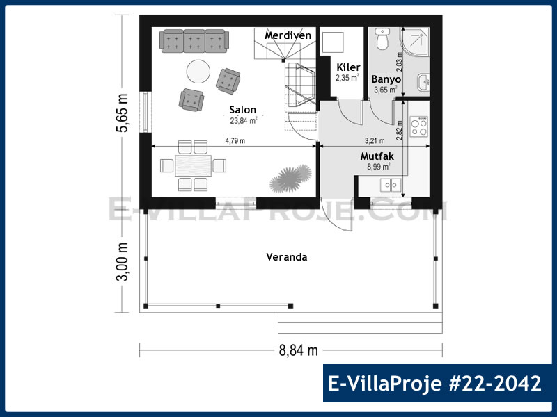 Ev Villa Proje #22 - 2042 Galeri Görseli 2