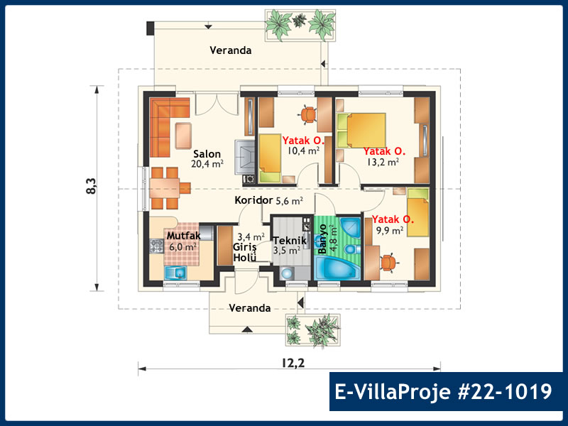 Ev Villa Proje #22 - 1019 Galeri Görseli 2