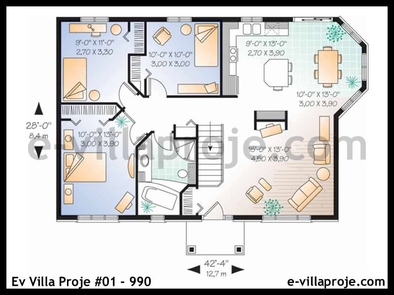 Ev Villa Proje #01 - 990 Galeri Görseli 2