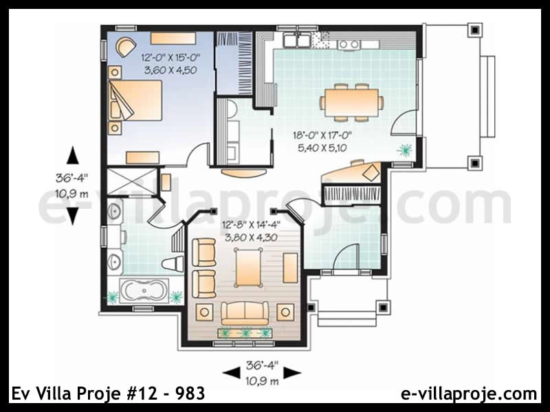 Ev Villa Proje #12 - 983 Galeri Görseli 2