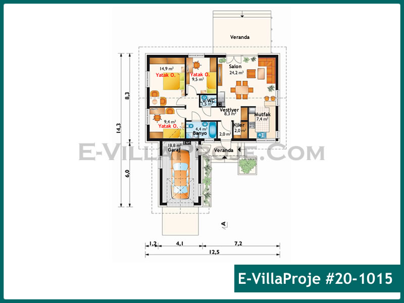 Ev Villa Proje #20 - 1015 Galeri Görseli 2