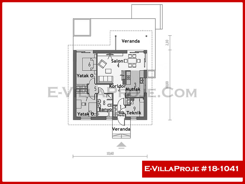 Ev Villa Proje #18 - 1041 Galeri Görseli 2