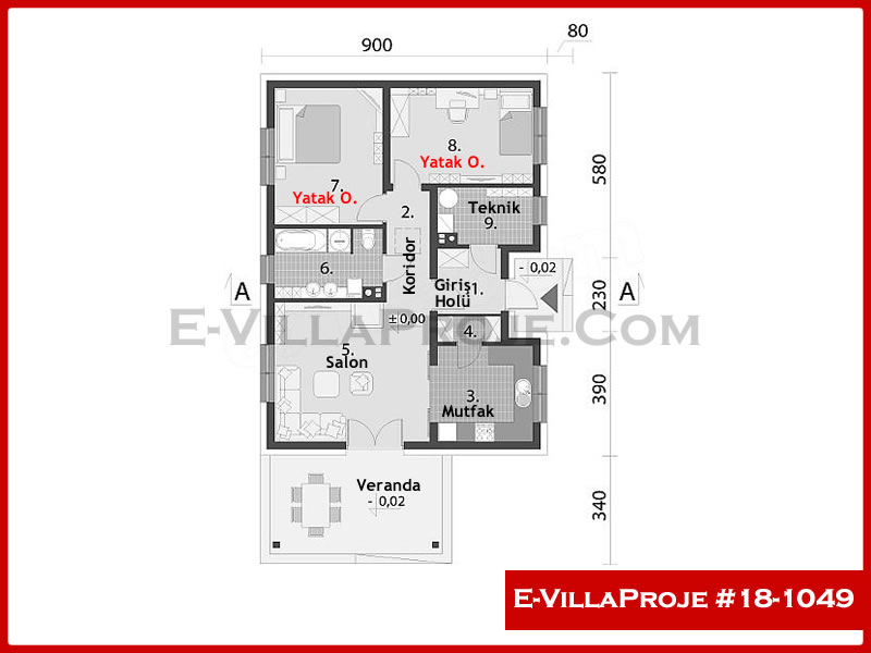 Ev Villa Proje #18 - 1049 Galeri Görseli 2
