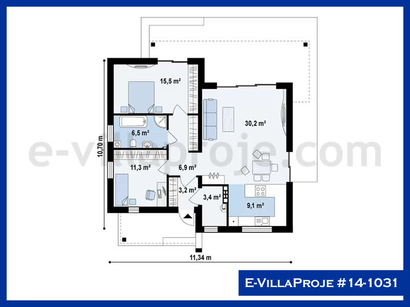 Ev Villa Proje #14 - 1031 Galeri Görseli 2