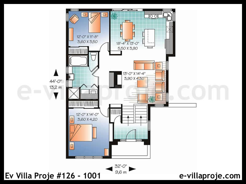 Ev Villa Proje #126 - 1001 Galeri Görseli 2