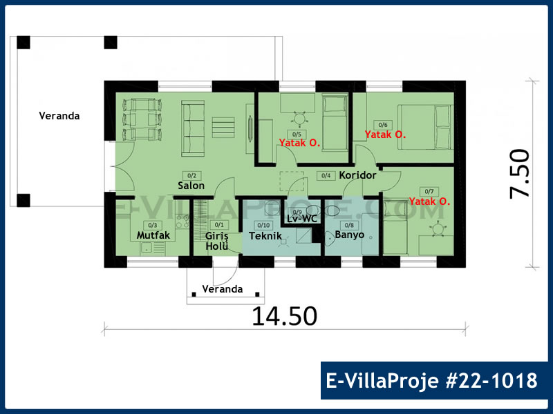 Ev Villa Proje #22 - 1018 Galeri Görseli 2