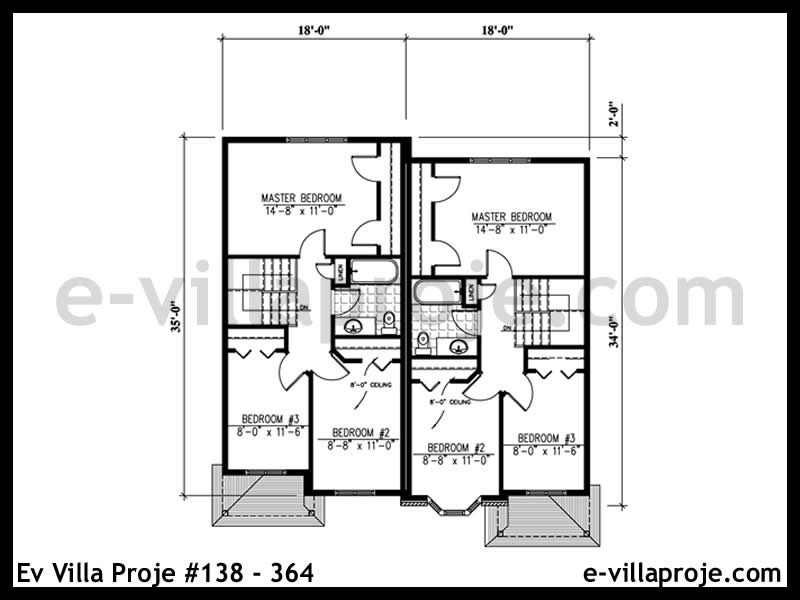 Ev Villa Proje #138 - 364 Galeri Görseli 3