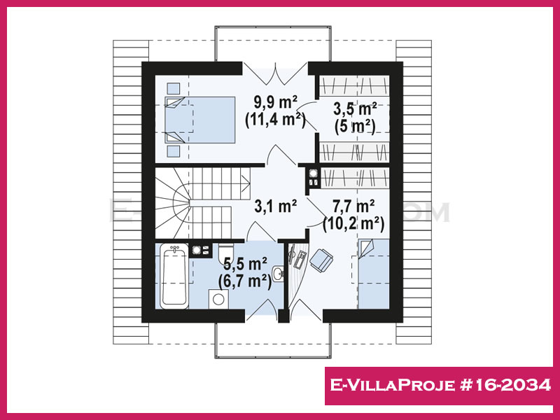 Ev Villa Proje #16 - 2034 Galeri Görseli 3