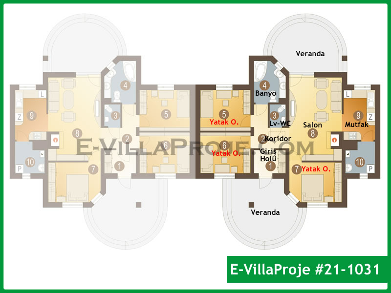 Ev Villa Proje #21 - 1031 Galeri Görseli 2
