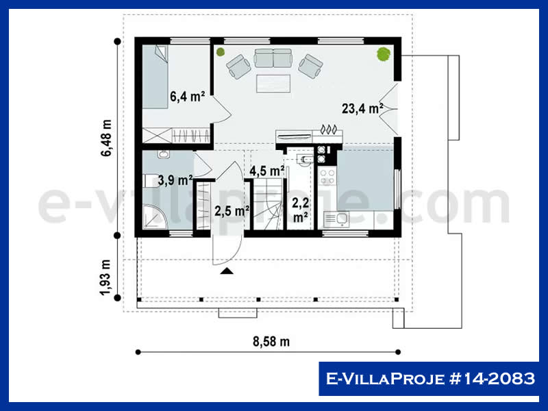 Ev Villa Proje #14 - 2083 Galeri Görseli 2