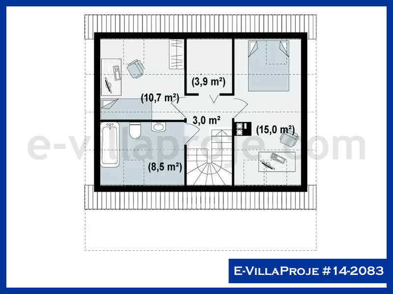 Ev Villa Proje #14 - 2083 Galeri Görseli 3