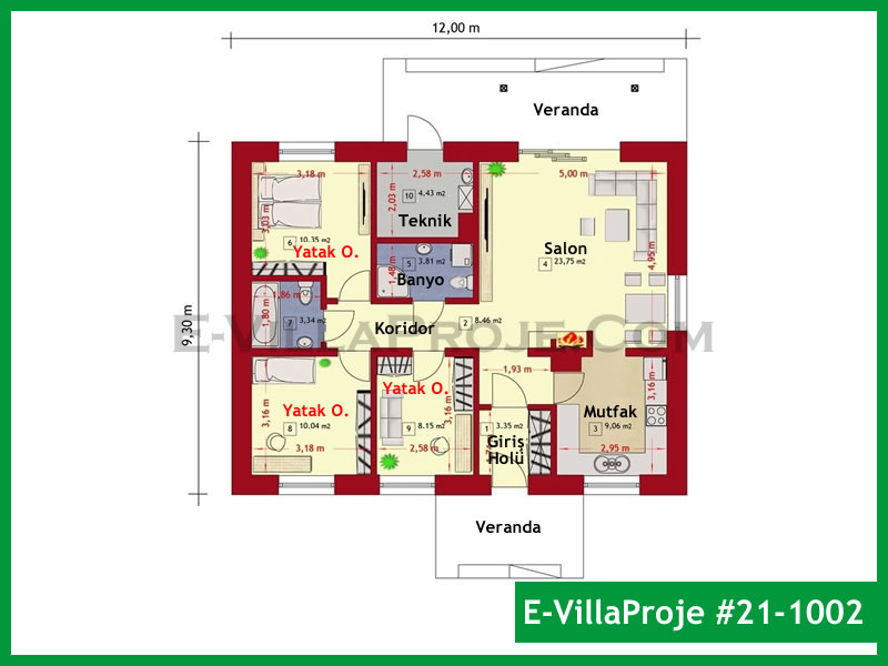 Ev Villa Proje #21 - 1002 Galeri Görseli 2