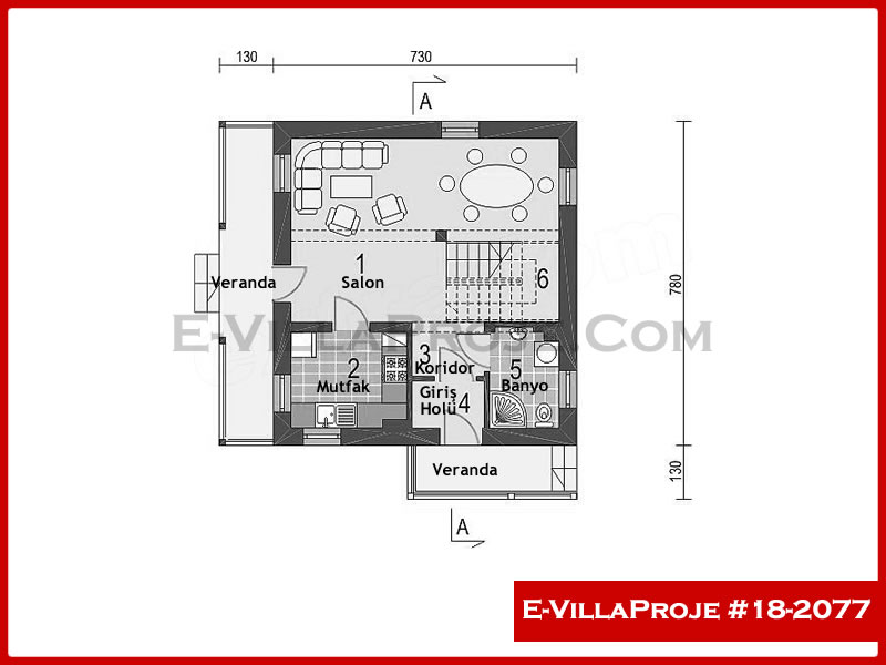 Ev Villa Proje #18 - 2077 Galeri Görseli 2