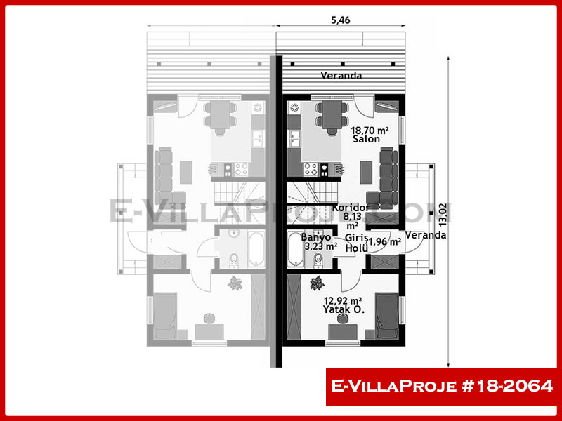 Ev Villa Proje #18 - 2064 Galeri Görseli 2