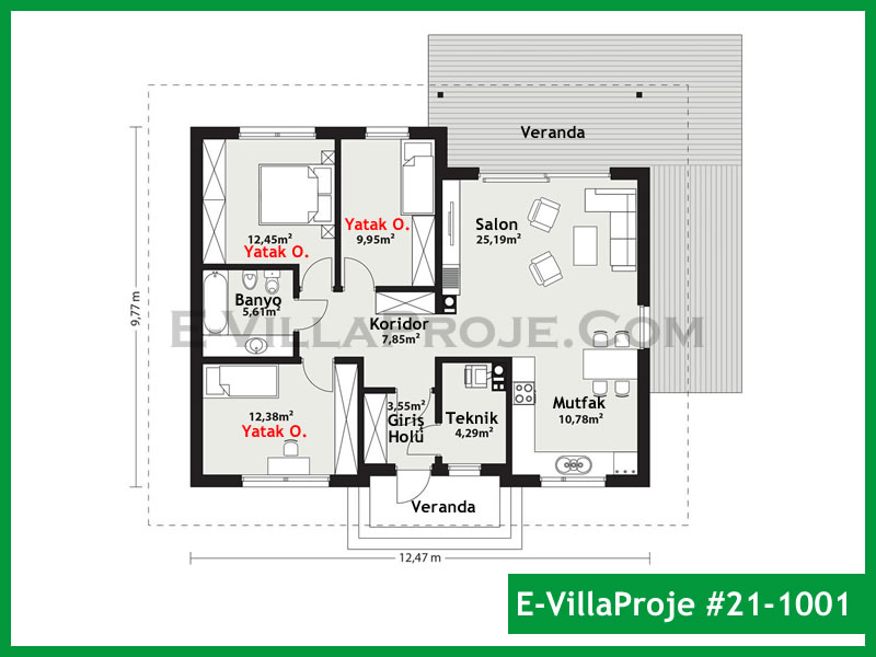 Ev Villa Proje #21 - 1001 Galeri Görseli 2