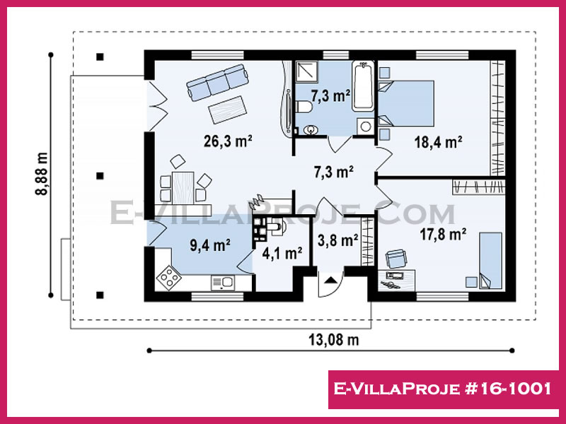 Ev Villa Proje #16 - 1001 Galeri Görseli 2
