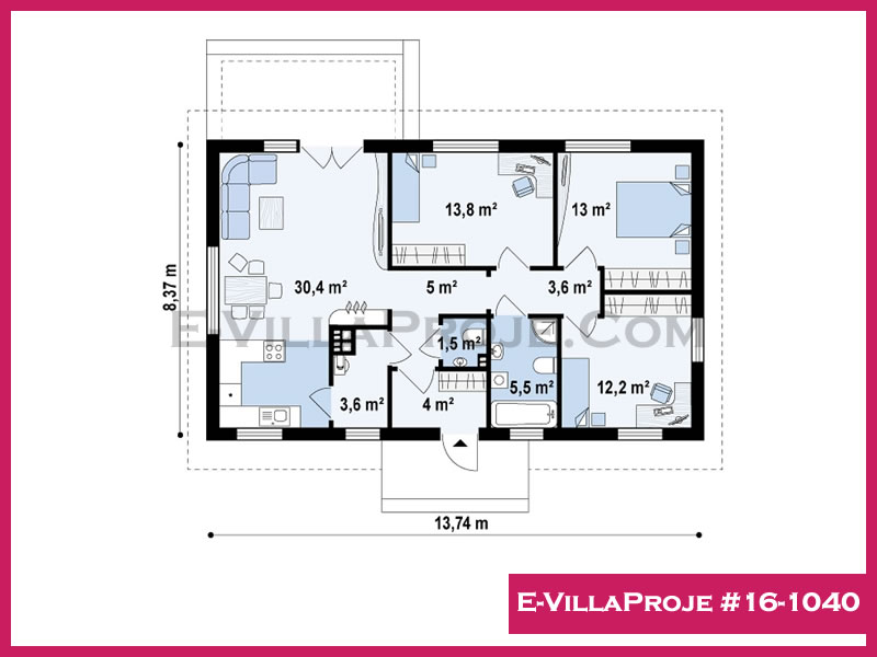 Ev Villa Proje #16 - 1040 Galeri Görseli 2