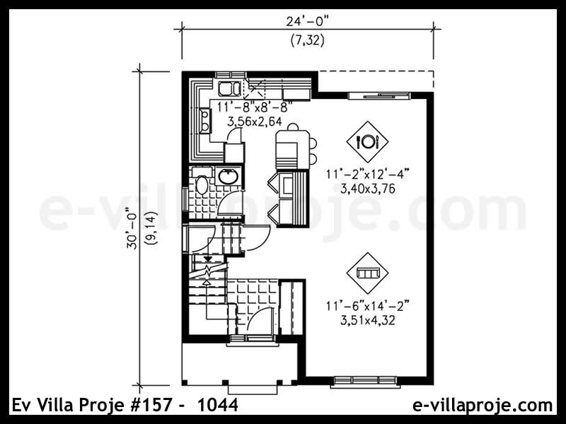Ev Villa Proje #157 - 1044 Galeri Görseli 2