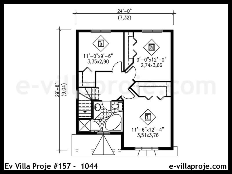 Ev Villa Proje #157 - 1044 Galeri Görseli 3