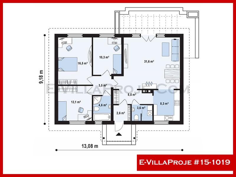 Ev Villa Proje #15 - 1019 Galeri Görseli 2
