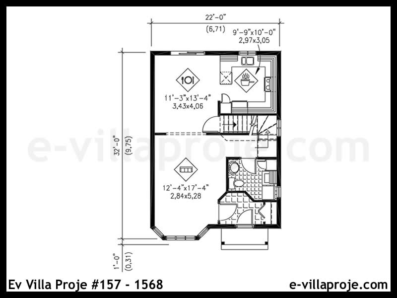Ev Villa Proje #157 - 1568 Galeri Görseli 2