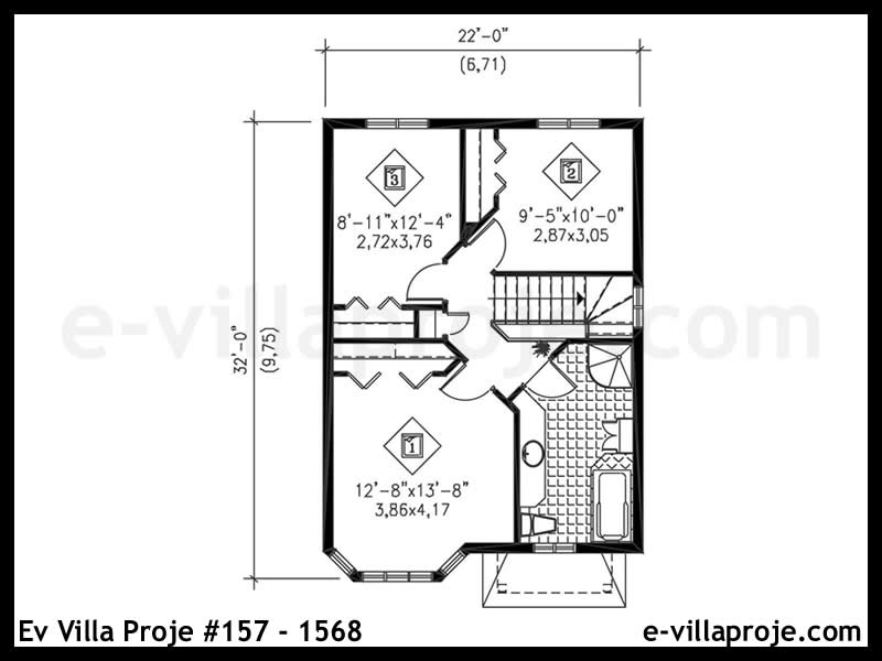 Ev Villa Proje #157 - 1568 Galeri Görseli 3