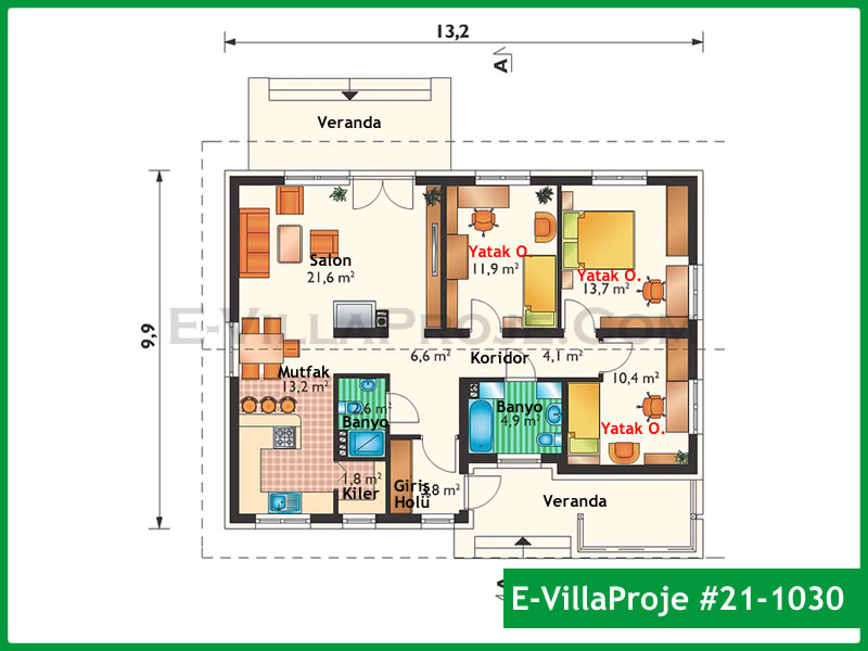 Ev Villa Proje #21 - 1030 Galeri Görseli 2