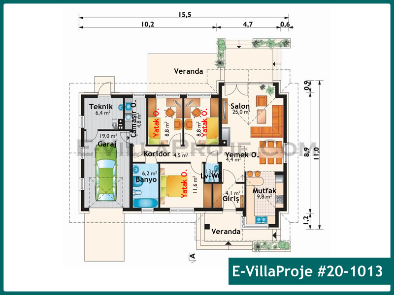 Ev Villa Proje #20 - 1013 Galeri Görseli 2