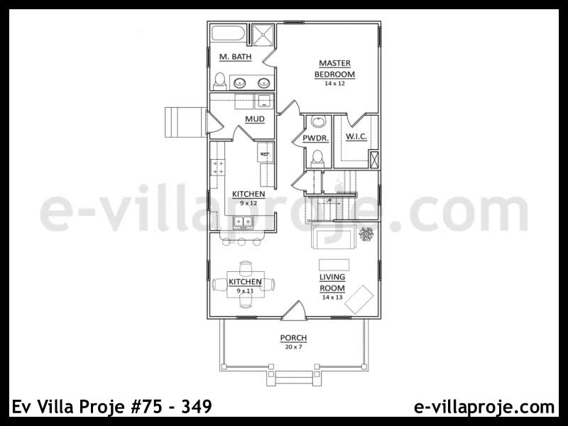 Ev Villa Proje #75 - 349 Galeri Görseli 2