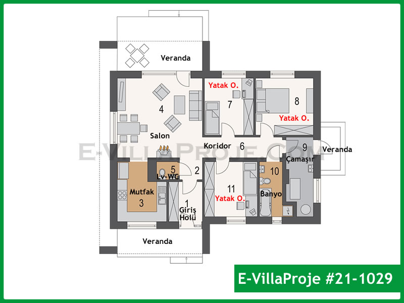 Ev Villa Proje #21 - 1029 Galeri Görseli 2