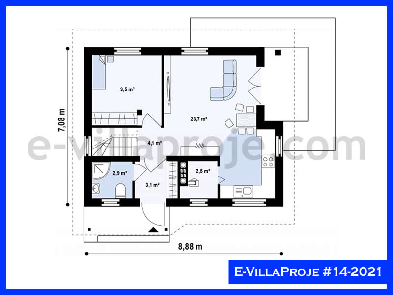 Ev Villa Proje #14 - 2021 Galeri Görseli 2