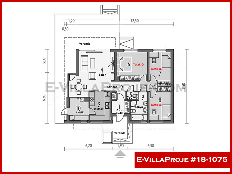 Ev Villa Proje #18 - 1075 Galeri Görseli 2
