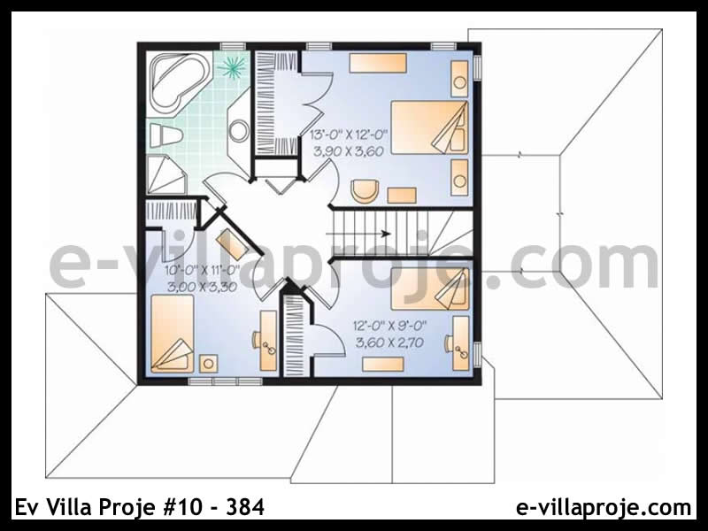 Ev Villa Proje #10 - 384 Galeri Görseli 3