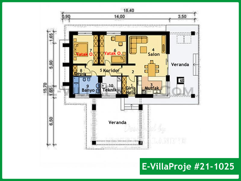 Ev Villa Proje #21 - 1025 Galeri Görseli 2