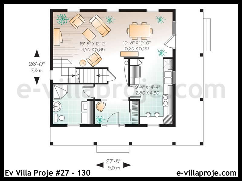 Ev Villa Proje #27 - 130 Galeri Görseli 2