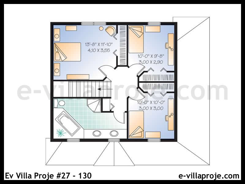 Ev Villa Proje #27 - 130 Galeri Görseli 3