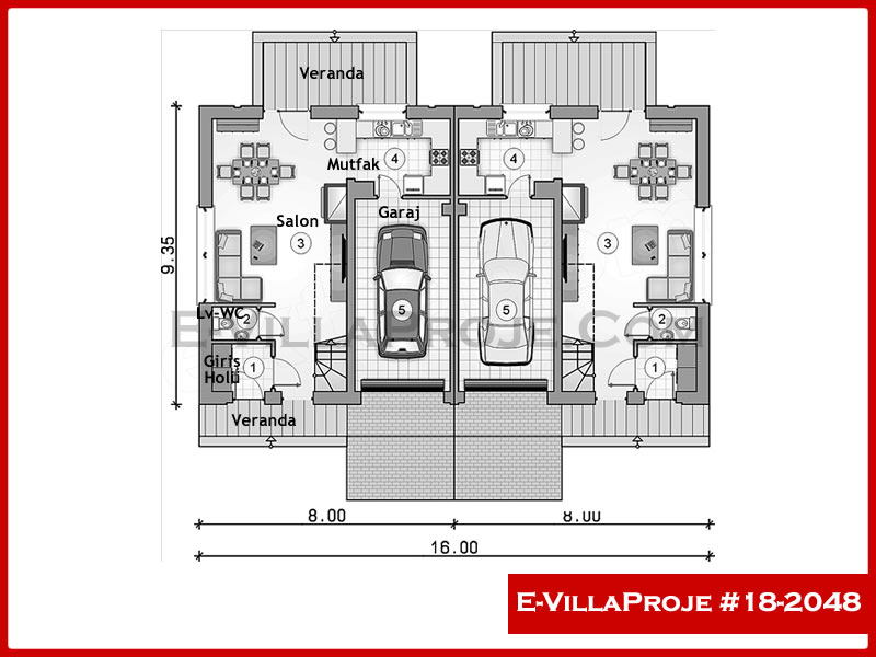 Ev Villa Proje #18 - 2048 Galeri Görseli 2