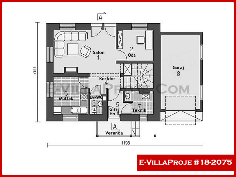 Ev Villa Proje #18 - 2075 Galeri Görseli 2