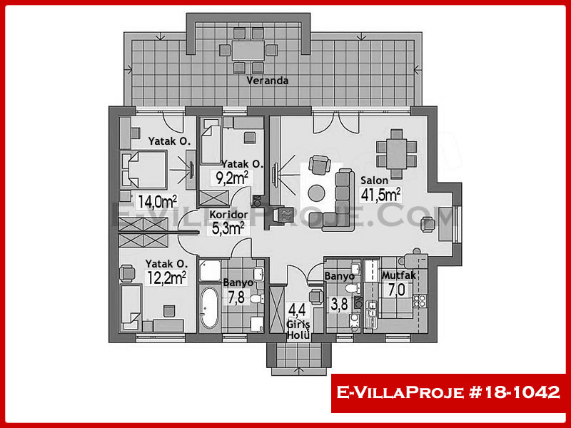 Ev Villa Proje #18 - 1042 Galeri Görseli 2