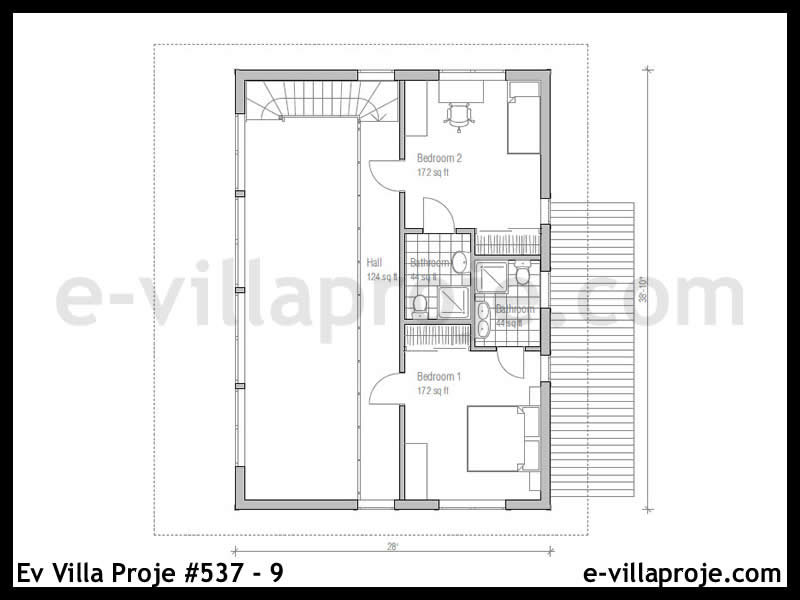 Ev Villa Proje #537 - 9 Galeri Görseli 3