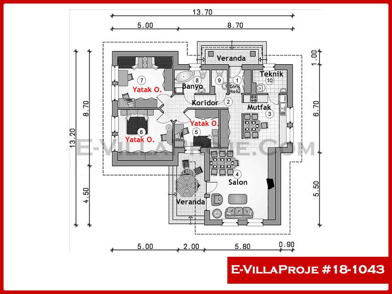 Ev Villa Proje #18 - 1043 Galeri Görseli 2