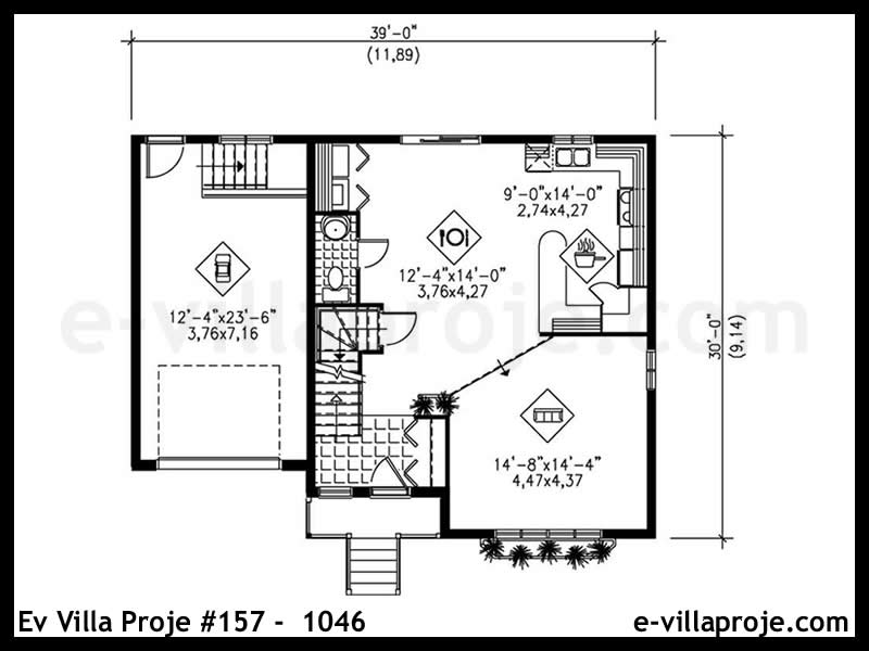 Ev Villa Proje #157 - 1046 Galeri Görseli 2