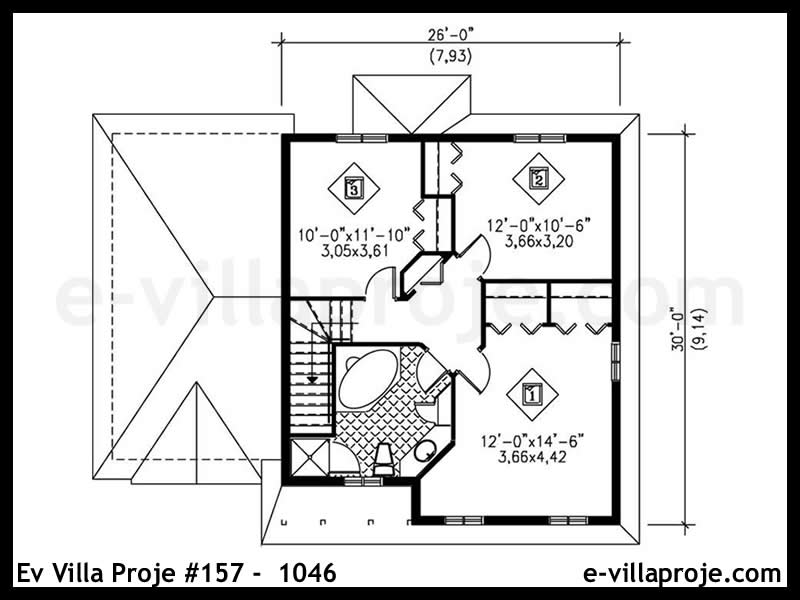 Ev Villa Proje #157 - 1046 Galeri Görseli 3