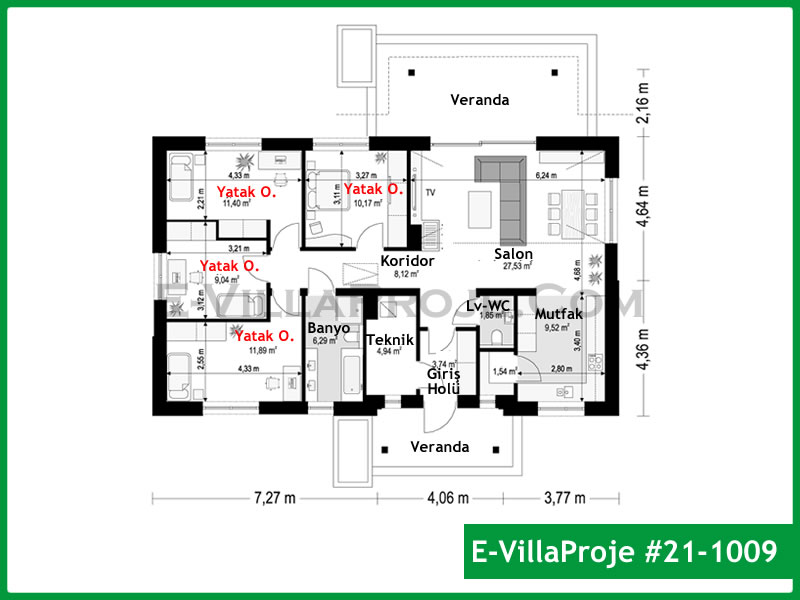 Ev Villa Proje #21 - 1009 Galeri Görseli 2