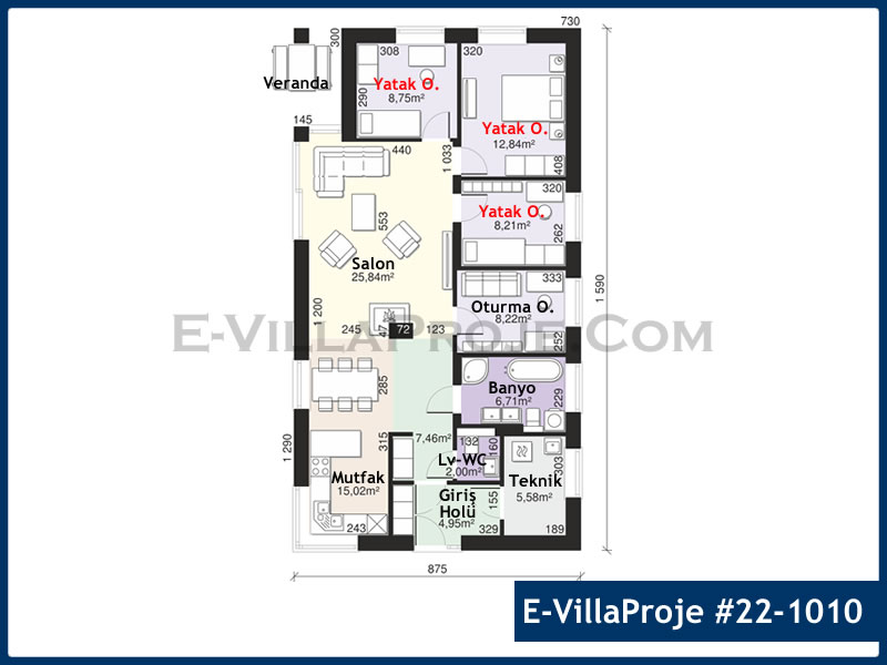 Ev Villa Proje #22 - 1010 Galeri Görseli 2