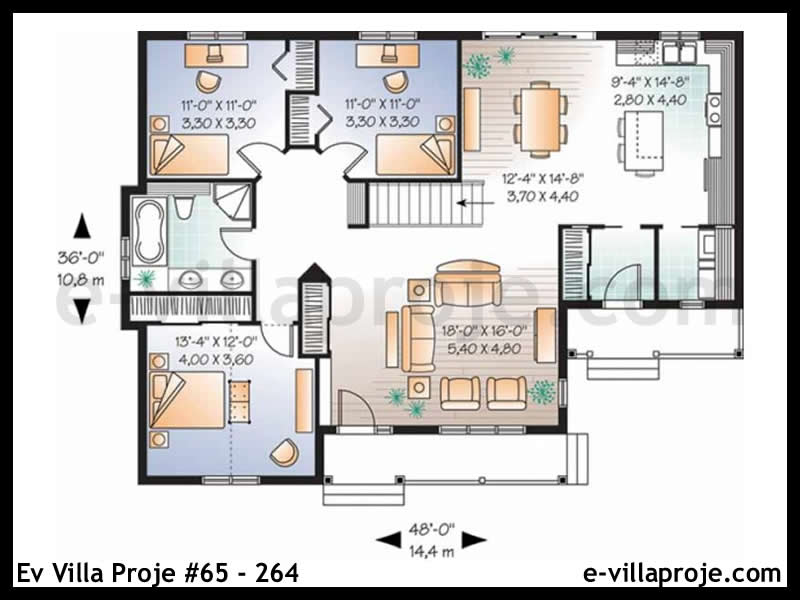 Ev Villa Proje #65 - 264 Galeri Görseli 2