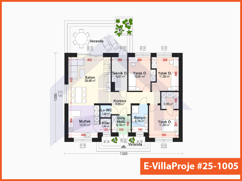 Ev Villa Proje #25 - 1005 Galeri Görseli 2