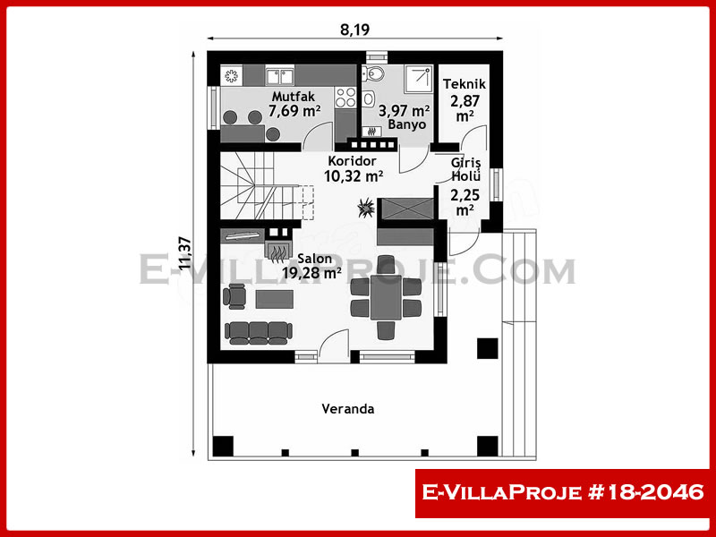 Ev Villa Proje #18 - 2046 Galeri Görseli 2