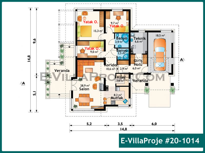 Ev Villa Proje #20 - 1014 Galeri Görseli 2