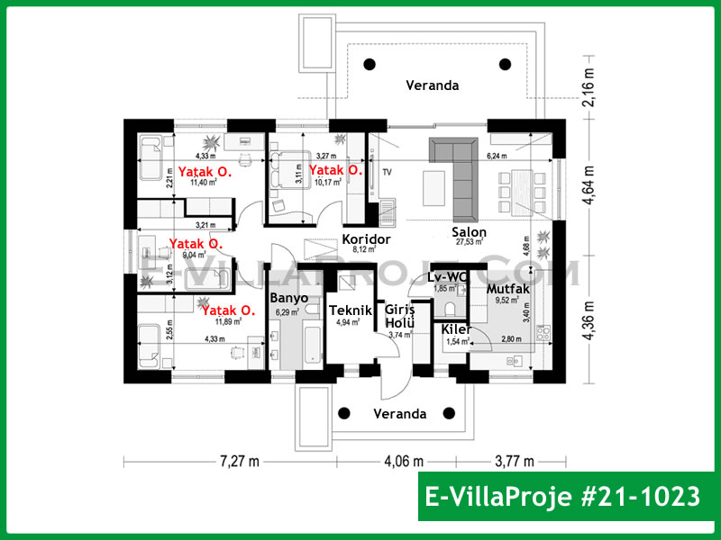 Ev Villa Proje #21 - 1023 Galeri Görseli 2